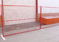 PVC Coated Temporary Site Welded Mesh Fencing Full Accessories Metal Feet
